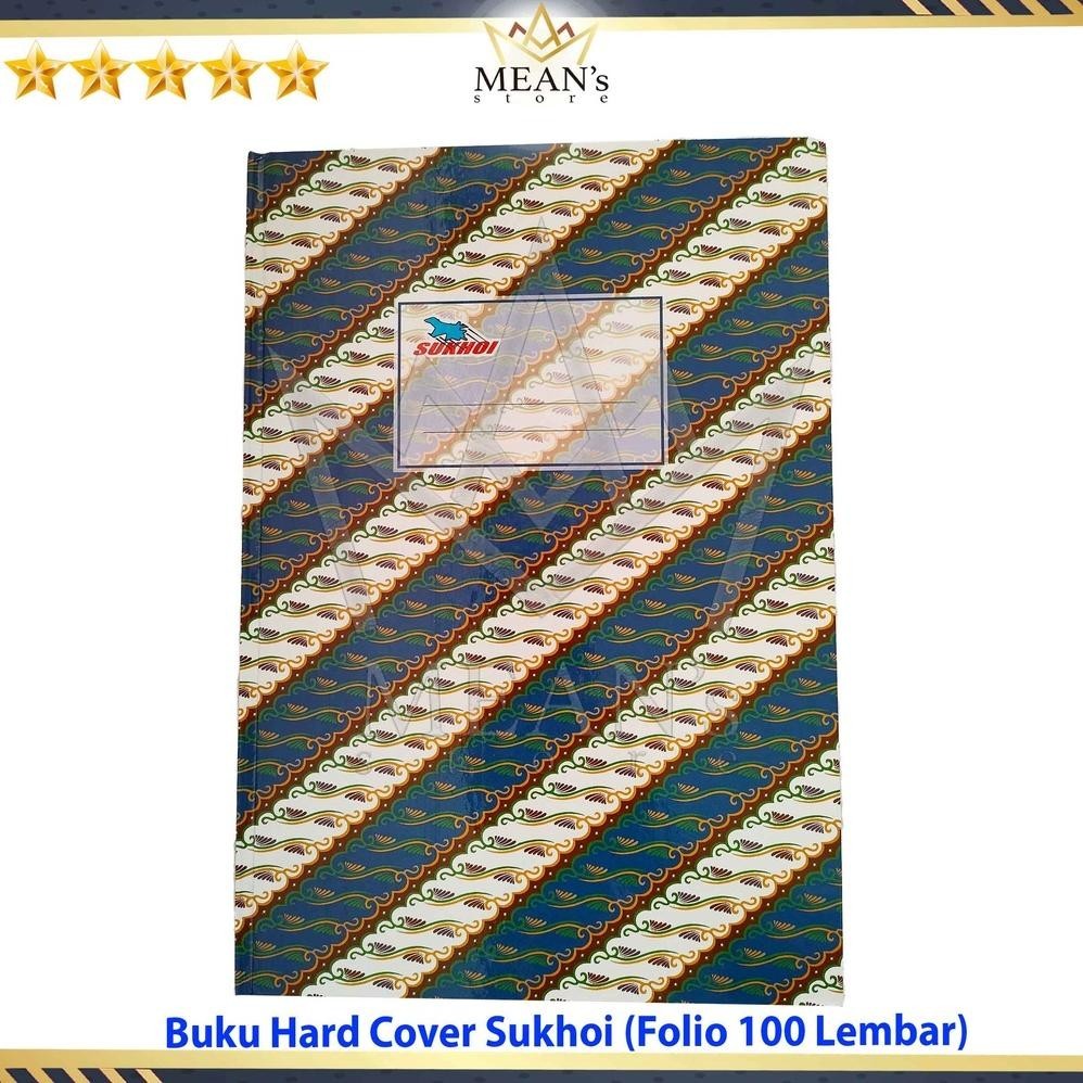 

BUKU HARD COVER SUKHOI FOLIO ISI 100 LEMBAR / BUKU AGENDA BESAR COD