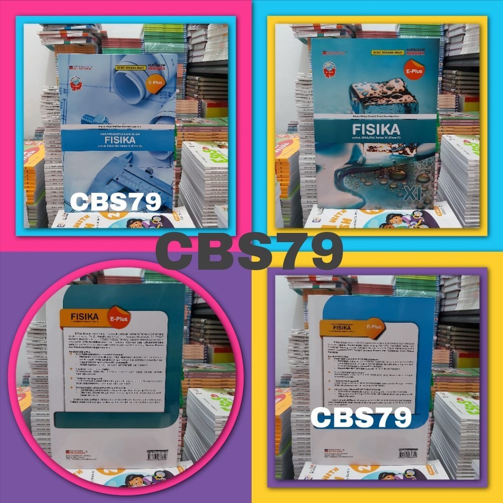 Buku E - Plus Fisika Kelas 10,11,12 SMA/MA Fase E Kurikulum Merdeka Mediatama