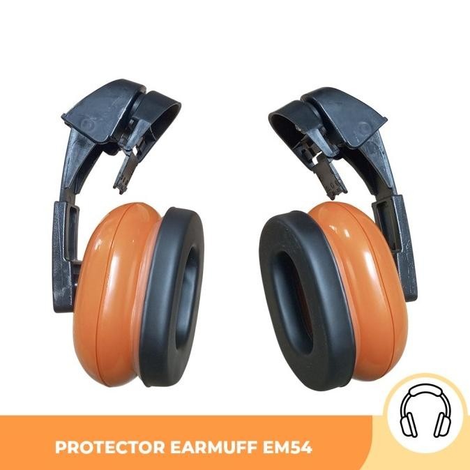 Pelindung Telinga Earmuff Protector EM 54 Mounted Earmuff 24dB