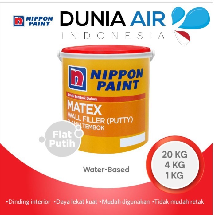 PLAMIR TEMBOK MATEX 20KG / DEMPUL TEMBOK MATEX