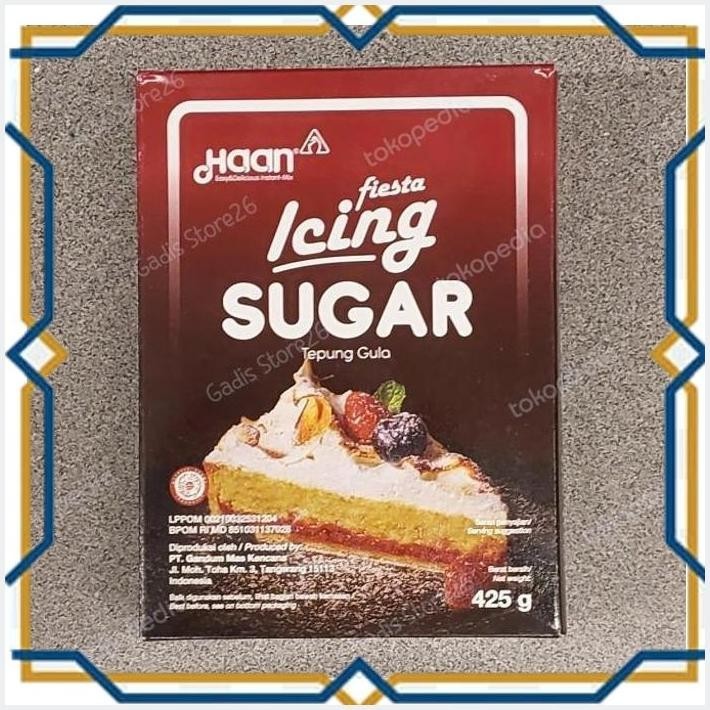 

[GDS] HAAN FIESTA ICING SUGAR 425 GR | TEPUNG GULA