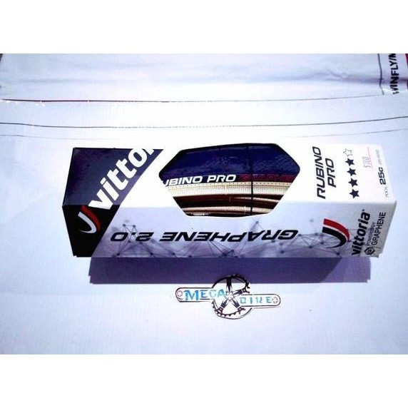 Premium Ban Luar Vittoria Rubino Pro 2.0 Graphene 700 X 25C Sepeda Balap Rb