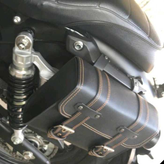 Tas Classic Motor / Tas Samping Motor / Tas Kulit Motor