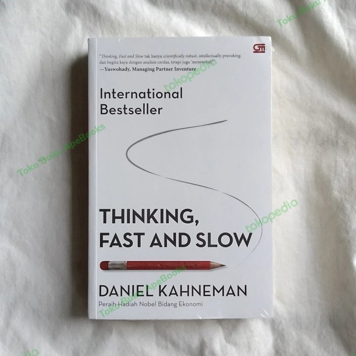 Ready Daniel Kahneman - Thinking Fast and Slow, Bahasa Indonesia (ORI/Asli)