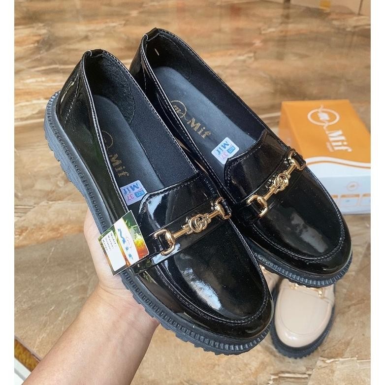 Sepatu Docmart Sany / Sepatu Loafers Wanita / Sepatu Fashion Wanita / Bisa Cod / Sepatu Wanita Mif O