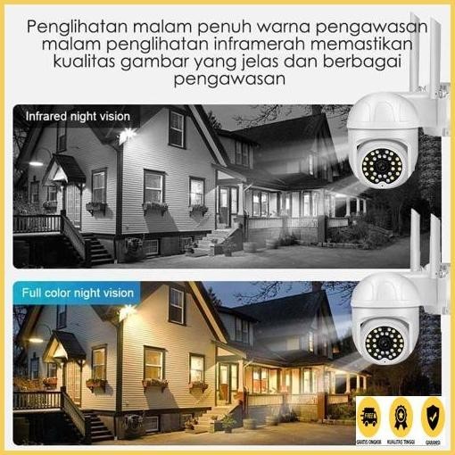 Flash Sale Cctv Wifi 1080P Waterproof / Cctv Ip 2 Antena Hitam Kamera Outdoor / Camera Cctv Ptz Tanp