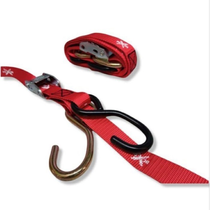 Tali Tie Down Strap Pengikat Motor Trail / Barang / Ratchet Tie Down