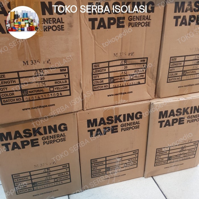 

MASKING TAPE Merk NACHI, HARGA Kartonan Rp 428,000/dus K01