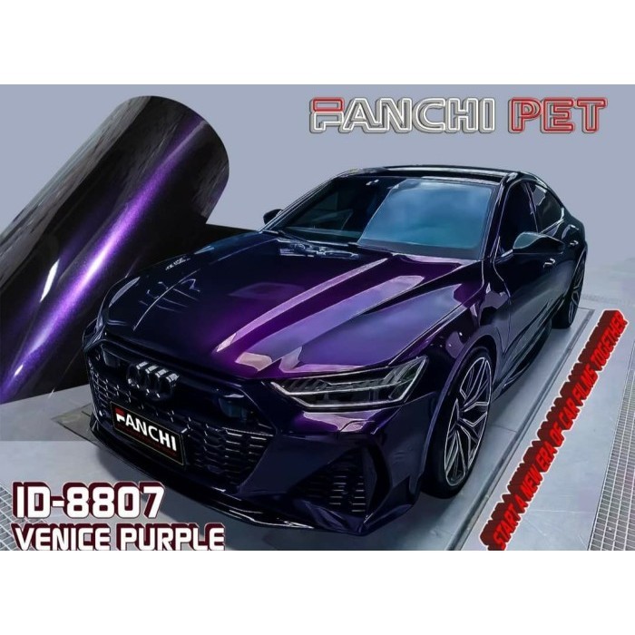 

50cm Sticker FANCHI ID-8807 Venice Purple PET per 50cm K01