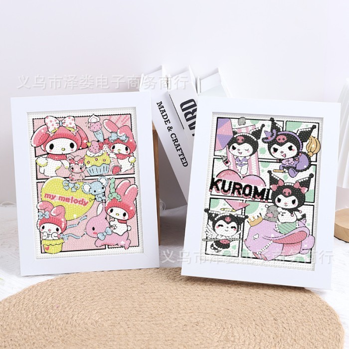 

diamond painting kit + FRAME stiker diamond painting by number K01