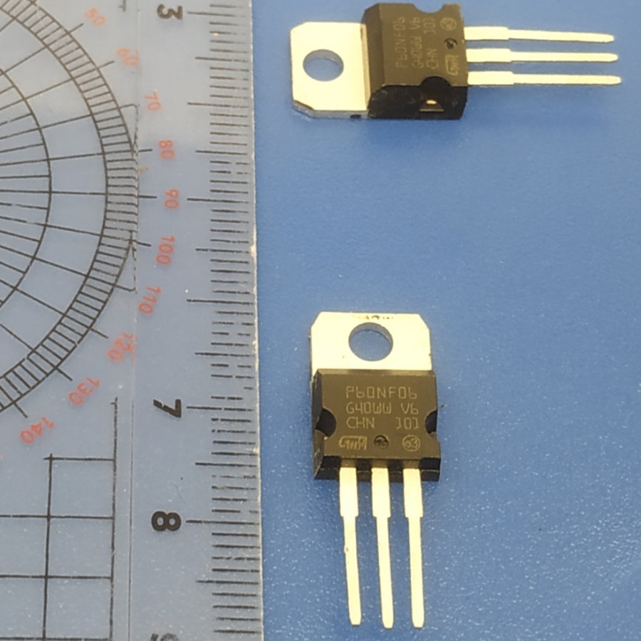 Transistor 60NF06 / 60NF06 / TR 60NF06 Mosfet mosfett 60n06 60 n o6
