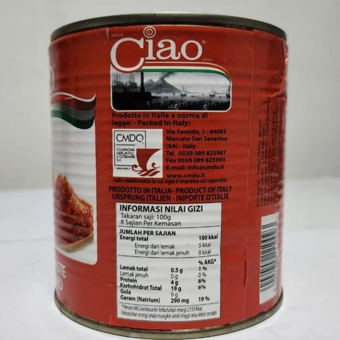 

CIAO TOMATO PASTE 800 GR / SAUS TOMAT / PASTA TOMAT MRS01