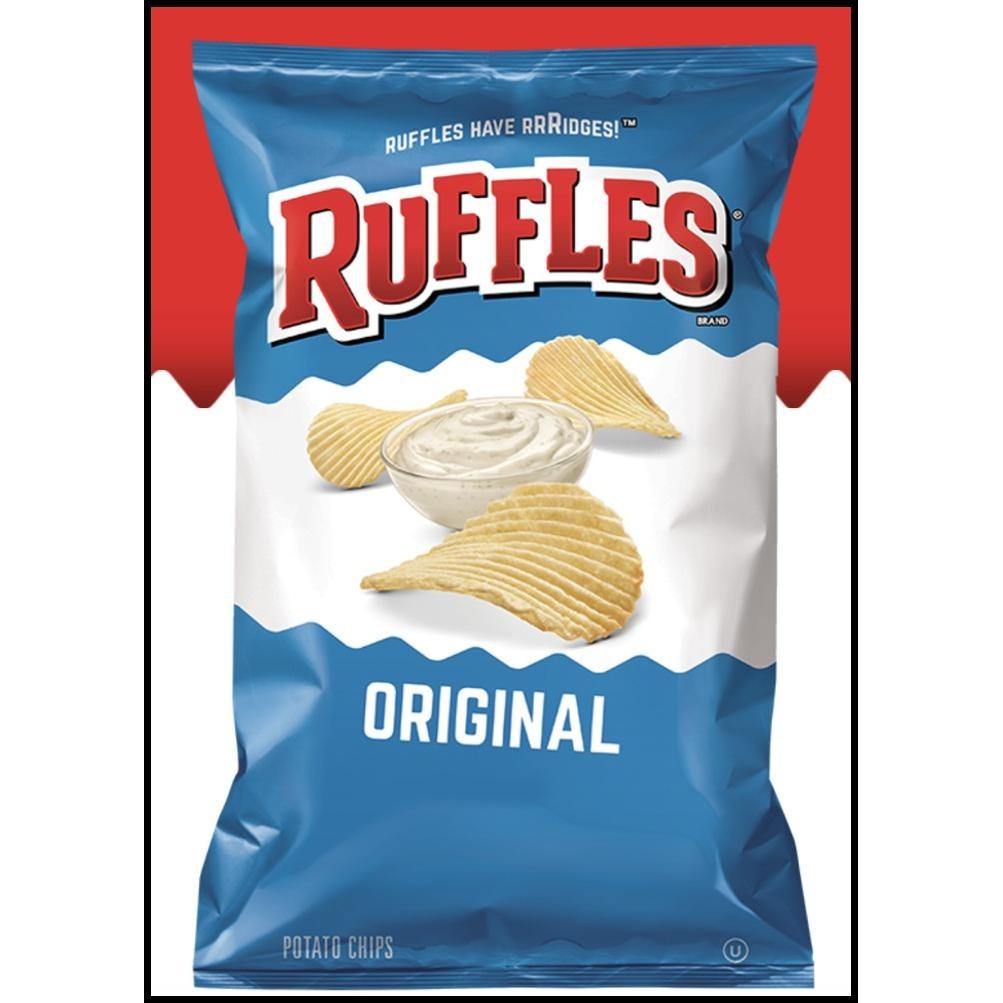 

Ruffles Potato Chips 6,5 Oz | Keripik Kentang Usa
