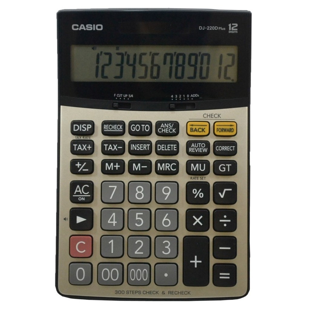 

Ready Kalkulator Casio DJ-220D Plus Calculator 12 Digit Original