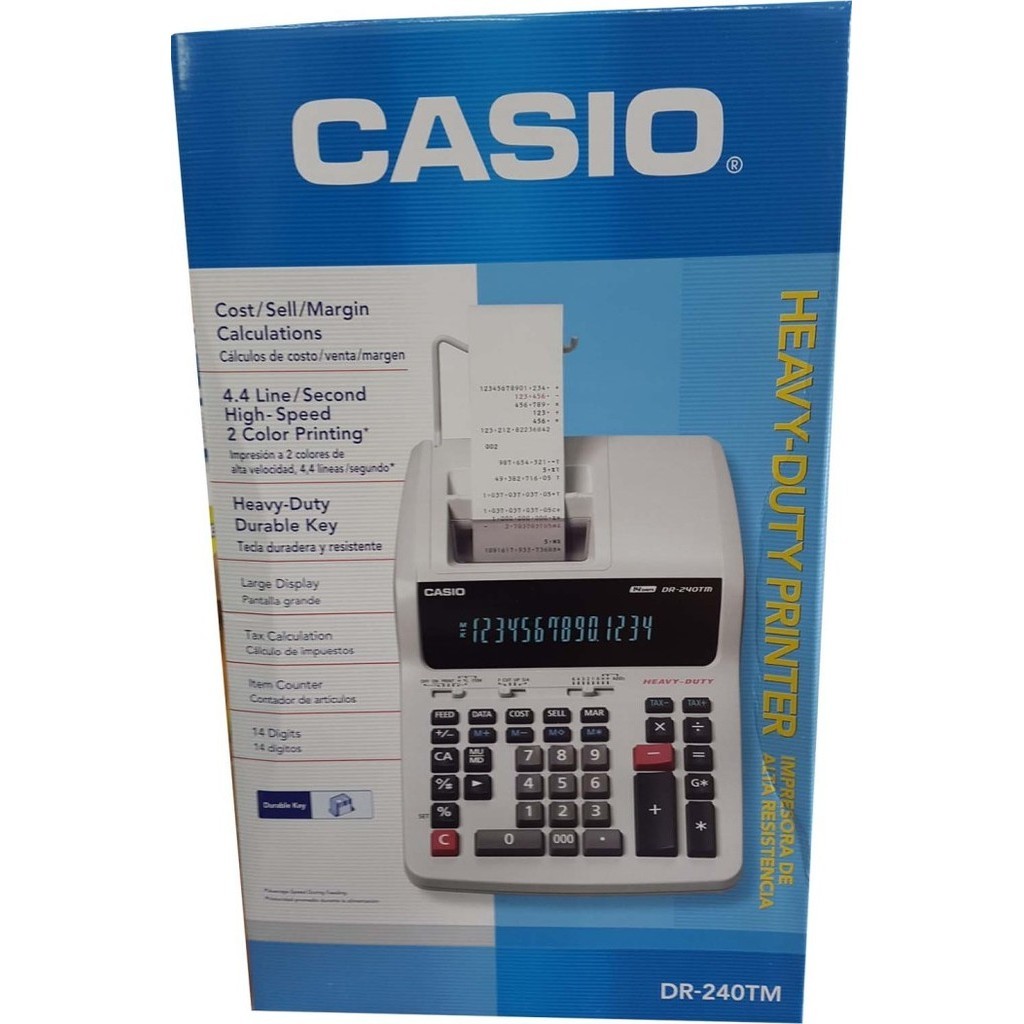 

Kalkulator Calculator Printing Casio Dr-240Tm