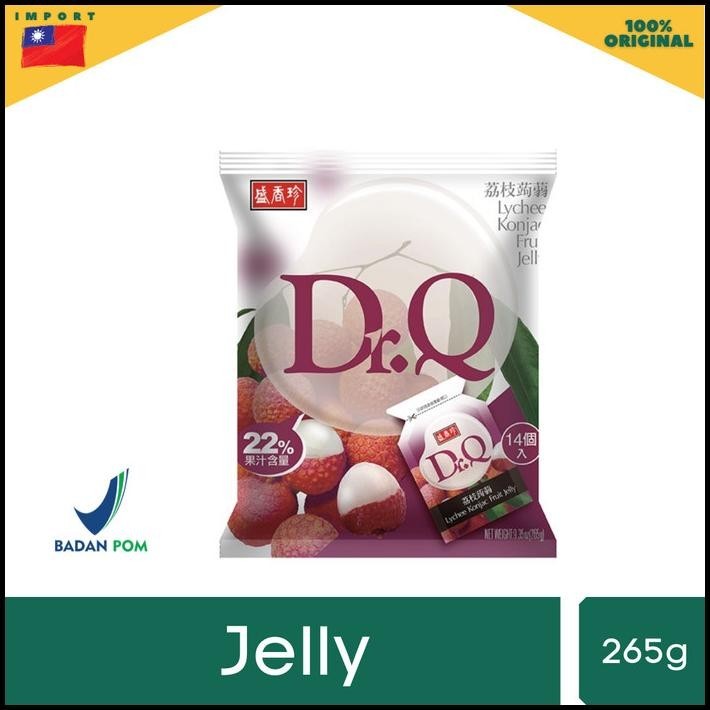

Konjac Fruit Jelly Dr. Q / Jelly Konjac Rasa Buah 265 Gr