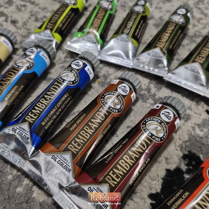 

Cat Lukis / Cat Minyak Rembrandt Oil Colours Series 1 Uk. 15 ml K01