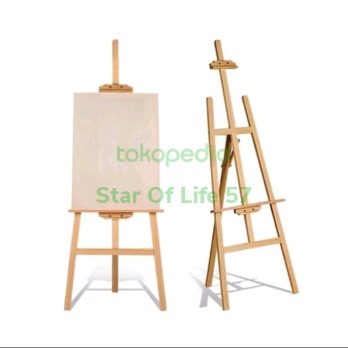 

Easel Wooden Frame Foto Lukisan Lukis Stand Kayu K01