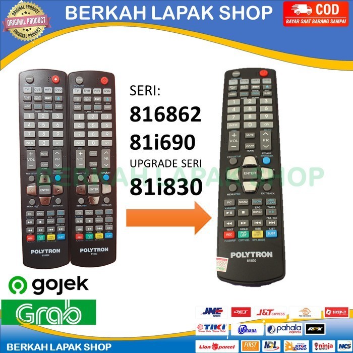 Remote Remot Tv Polytron Lcd Led 81I830 81G862 81I690