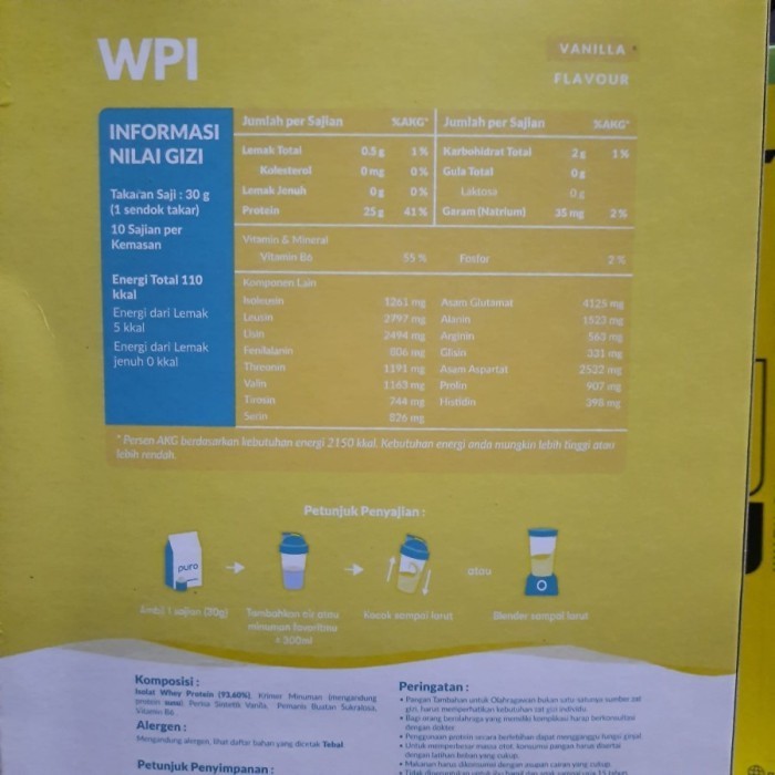 Puro Wpi Whey Protein Isolate 300Gr