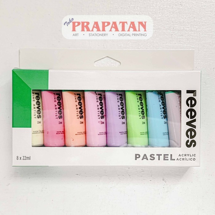 

Ready Cat Akrilik Set Reeves 8x22ml PASTEL METALLIC Reeves Acrylic Set