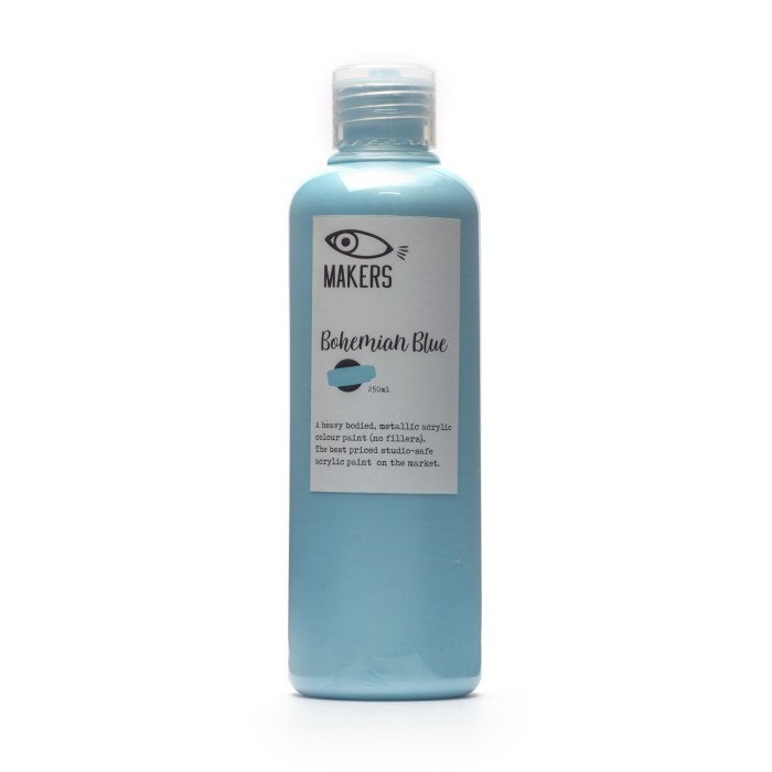 

Ready Makers Metallic Acrylic Paint - Bohemian Blue 250ml