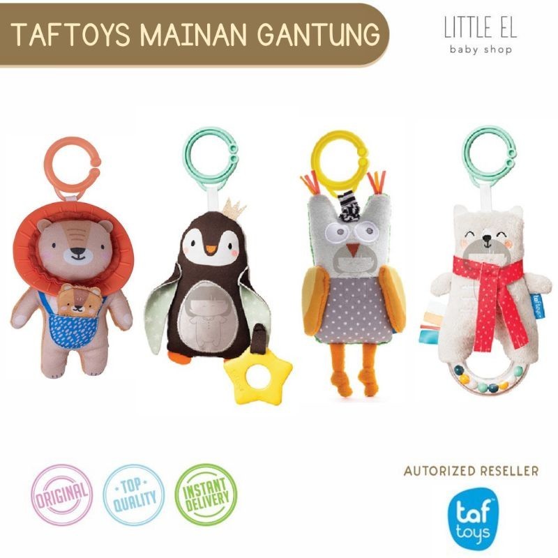 Taftoys Mainan Bayi - Taf Toys Mainan Gantungan Bayi Stroller Playmat Aksess Tempat Tidur