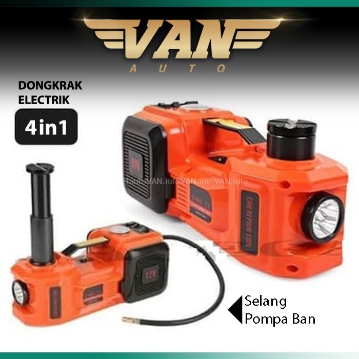 Dongkrak Electrik 5 ton / dongkrak listrik mobil pompa ban mobil /