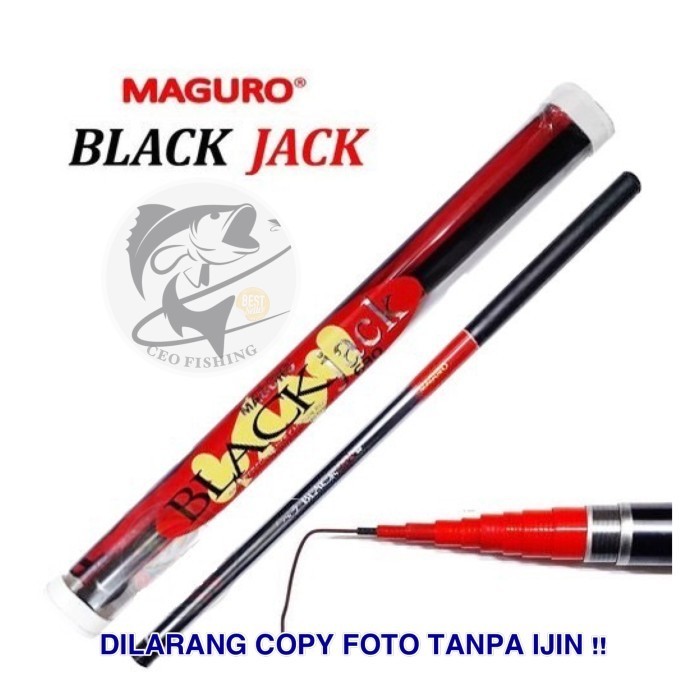 Ready Joran Tegek Pole Maguro Black Jack 360 - 630 Pilih Ukuran