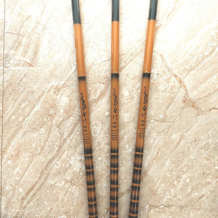 Ready Joran Tegek Golden Fish Gold Bambu 360