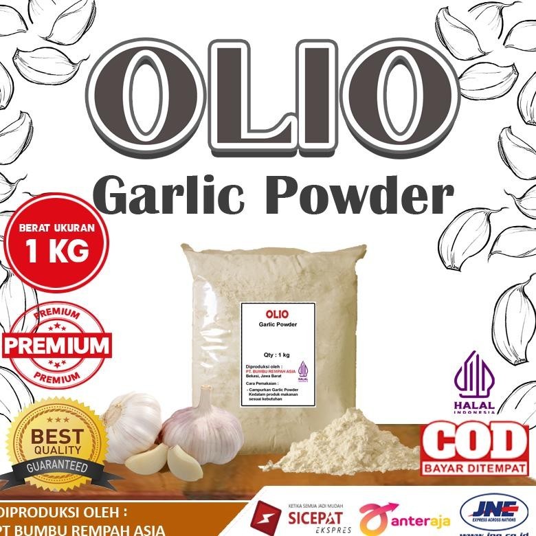 

VEX-2126 Garlic Powder Bawang Putih Bubuk 1kg Hemat