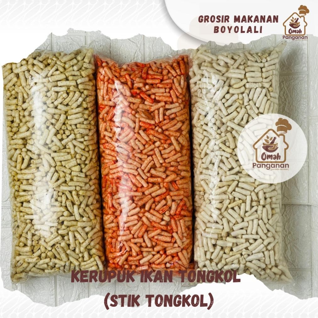 

dg-4 Kerupuk Ikan Tongkol Viral 1 KG Jumbo Original Balado Lombok Ijo Pedas Daun Jeruk Termurah