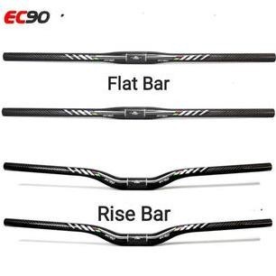 Premium EC90 Handlebar Full Carbon Size 31.8mm Panjang 720mm Handlebar Carbon Setang Sepeda