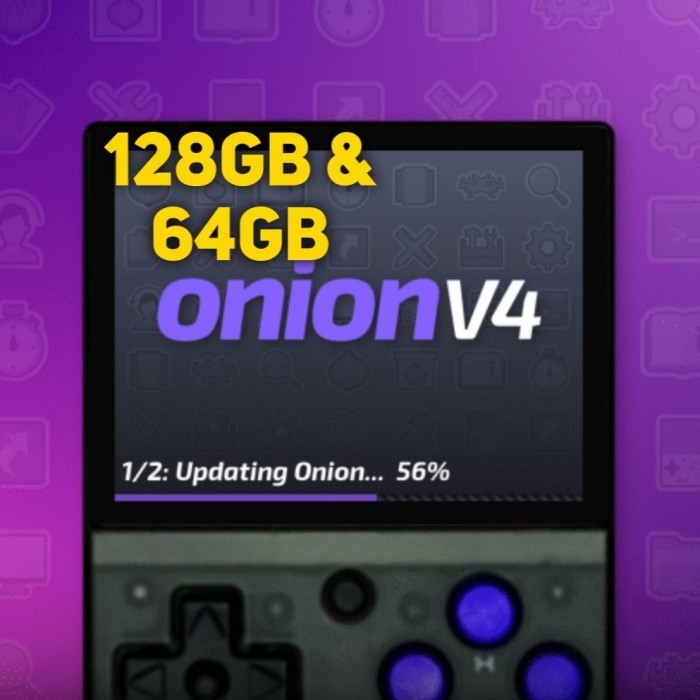 128gb Onion Os Miyoo Mini + Plus Garlic Micro Sd aja, Bkn Anbernic