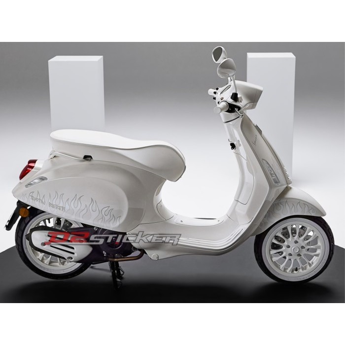 Sticker Stiker Striping Vespa Justin Bieber