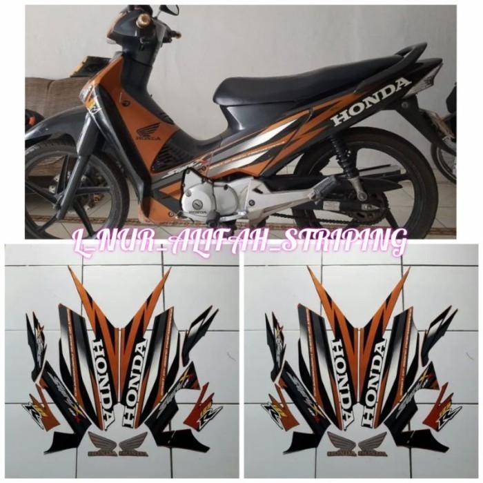 Stiker Striping Lis Body Supra X 125 Lama 2007