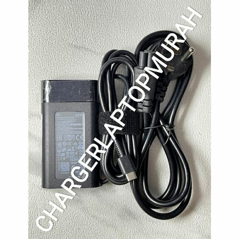 {DISKON} HP USB-C 65W Laptop Charger Adaptor Charger Hp Usb-C Charger Travel Power Adapter 65W OVAL