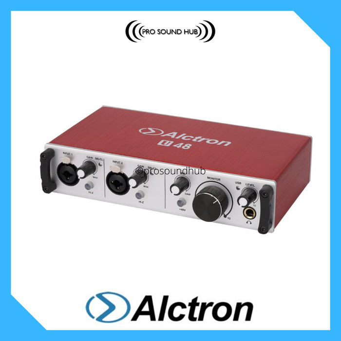 

Alctron U48 U48 U-48 Soundd USB Audio Interface Dual