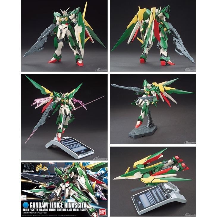 PJ BANDAI HG 1/144 HGBF Gundam Fenice Rinascita TERLARIS