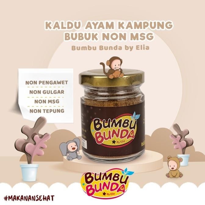 

NEW PRODUK BUMBU BUNDA BY ELIA KALDU AYAM KAMPUNG NON MSG NON PENGAWET NON GULGAR !!!!!