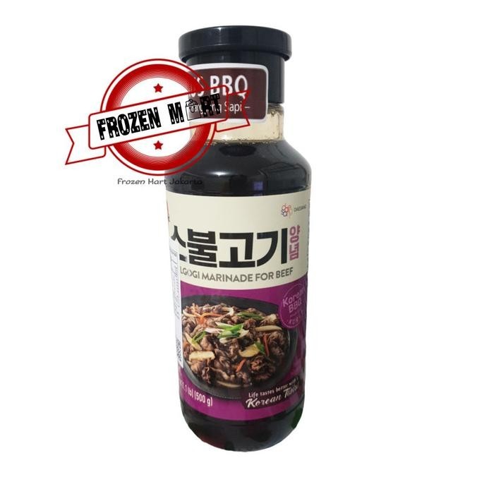 

TERBARU CHUNG JUNG ONE BEEF BULGOGI MARINADE DAESANG SAUS BBQ KOREA 500 GR !!!!!