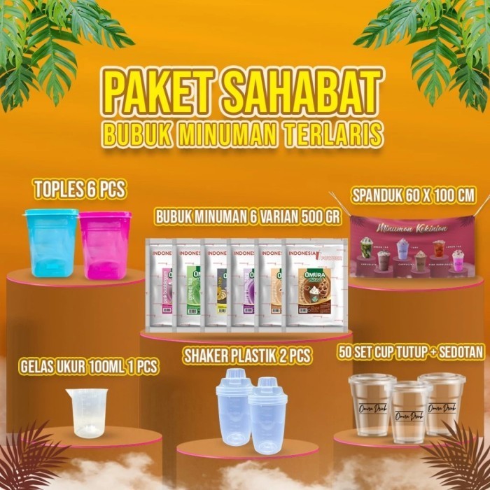 

PAKET SAHABAT REGULER-SIAP USAHA MINUMAN BUBBLE OMURA LANGSUNG JUALAN