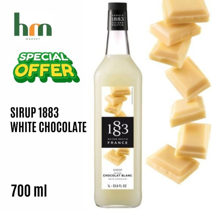 

SYRUP WHITE CHOCOLATE 1883 MAISON ROUTIN - SIRUP WHITE CHOCO 1 Liter