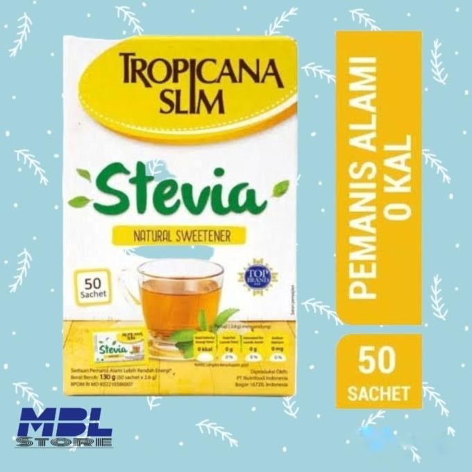 

BIG SALE TROPICANA SLIM STEVIA SWEETENER ISI 50 !!!!!