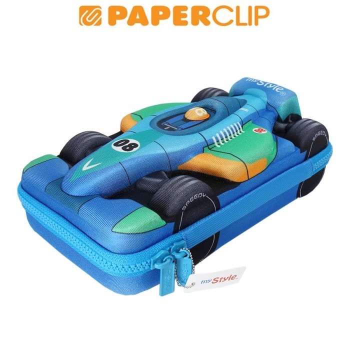 

PEN CASE/ HARD CASE / TEMPAT PENSIL MY STYLE 3D F1 BLUE TM2282