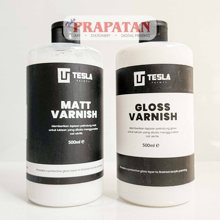 

TESLA PAINTS ACRYLIC VARNISH 500ML VARNISH CAT AKRILIK