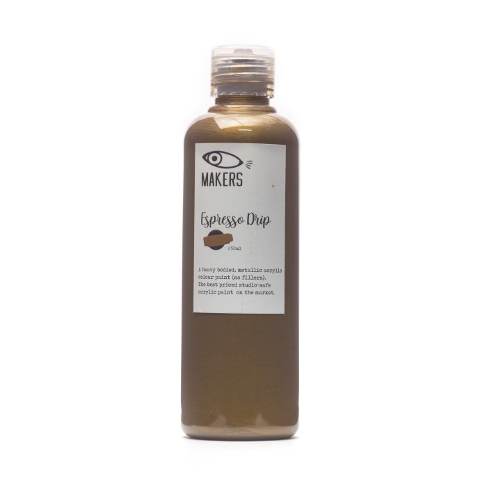 

MAKERS METALLIC ACRYLIC PAINT - ESPRESSO DRIP 250ML