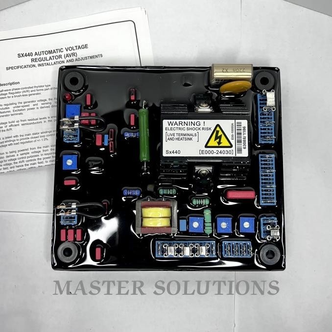 Avr Sx440 / Avr Sx 440 Red Np Logo / Avr Genset Sx440