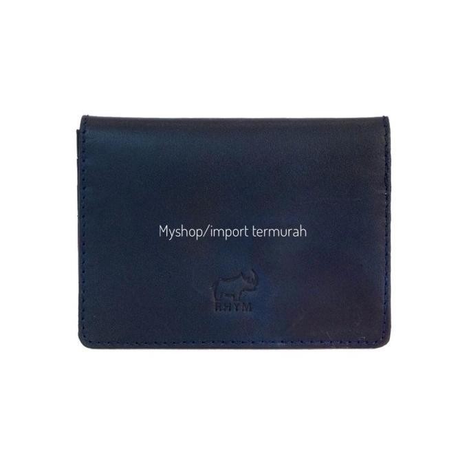 

Dompet Kartu Kulit Asli Pria Wanita Card Holder RHYM 23 Blue