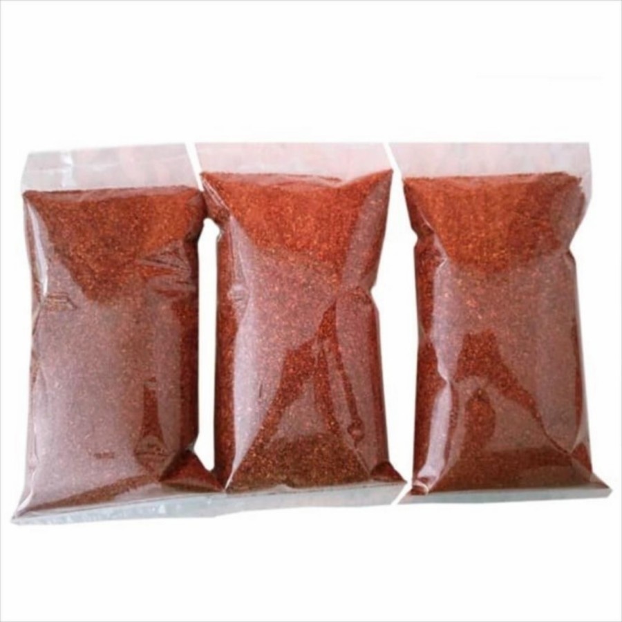 

Chili Granule 1 Kg / Cabe Bubuk Kasar / Cabe Granules Halal